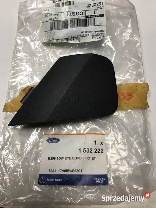 Zaslepka haka przod fiesta mk7 Kozy