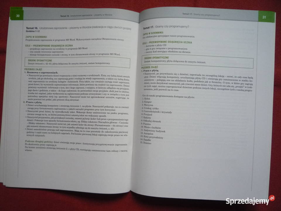 Elementarz odkrywców 2 Scenariusze zajęć Plany Szczecin