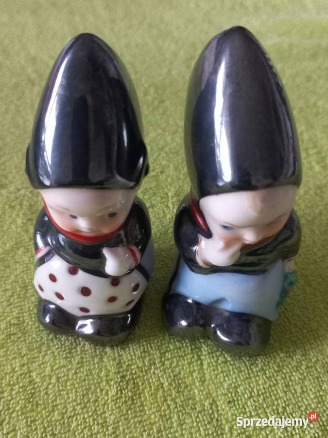 Figurki porcelanowe solniczka pieprzniczka Toruń
