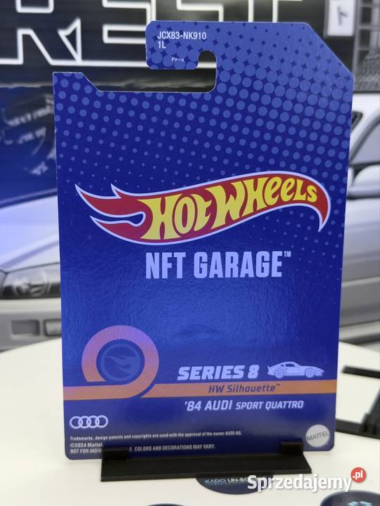 Hot Wheels NFT 84 Audi Sport Quattro BOX 24 Wrocław