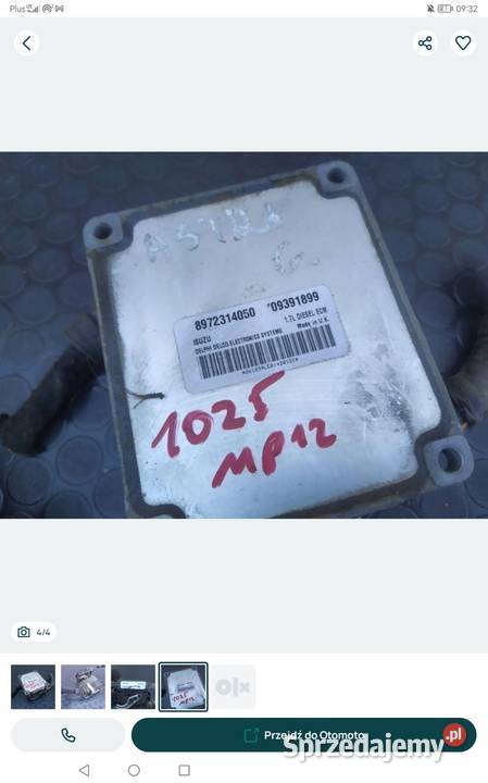 STEROWNIK SILNIKA OPEL 17 D 09391899 sprzedam