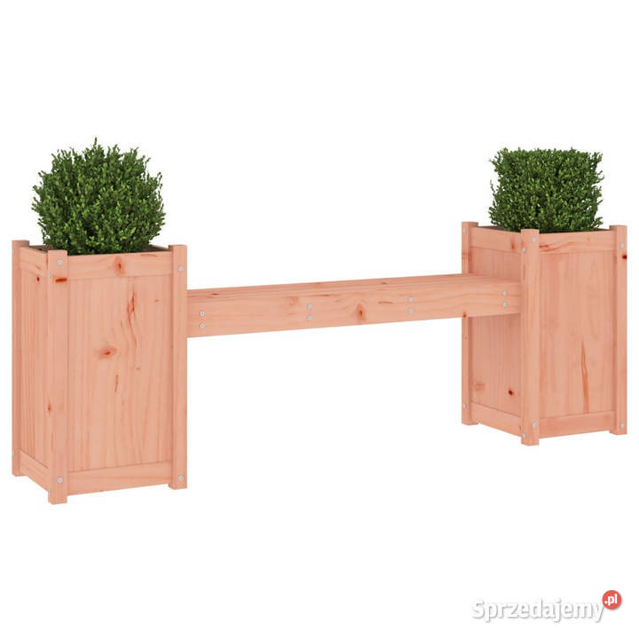 Ławka z donicami 180x36x63 lite drewno sprzedam