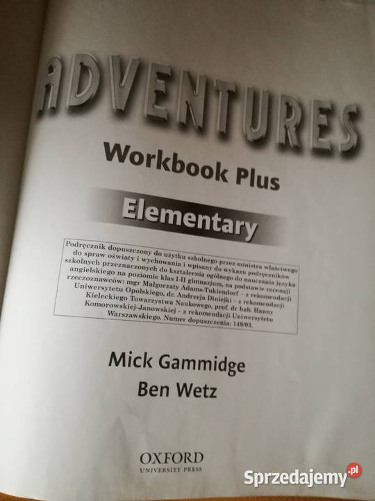 Język angielski ADVENTURES Workbook Plus języki obce Łódź