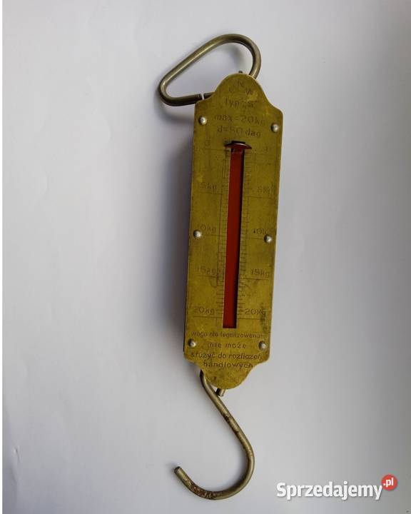 Stara waga sprężynowa CNW ręczna 20 Wałbrzych