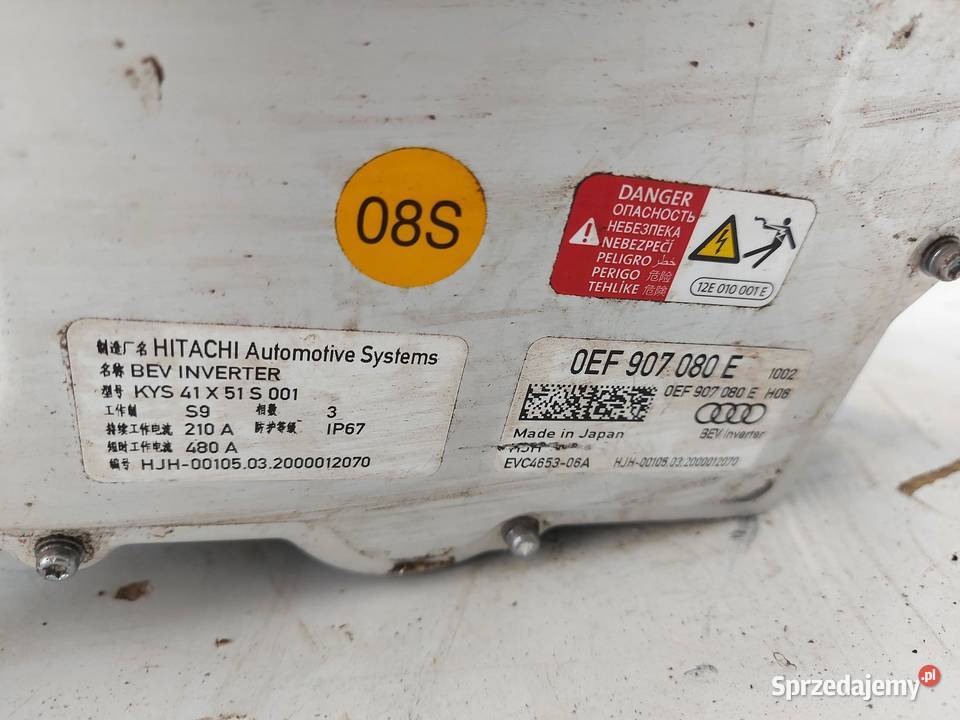 Audi Q8 ETRON silnik elektryczny napęd tylny