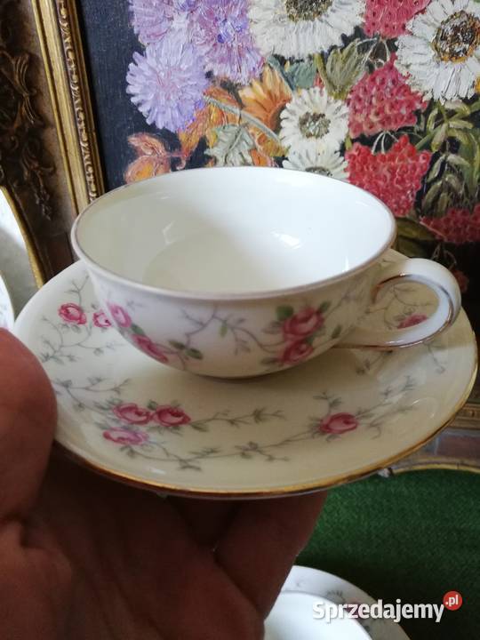 Porcelana sygnowana Schumann róże100 letnia Gorlice