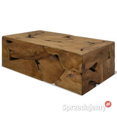 vidaXL Stolik kawowy z drewna tekowego 90 x 50 x