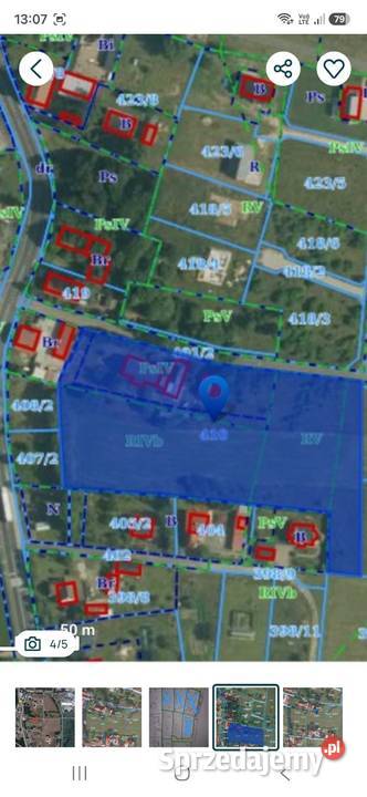 Działka działki budowlana Trzebień Działka 1200m2 Grunty i działki