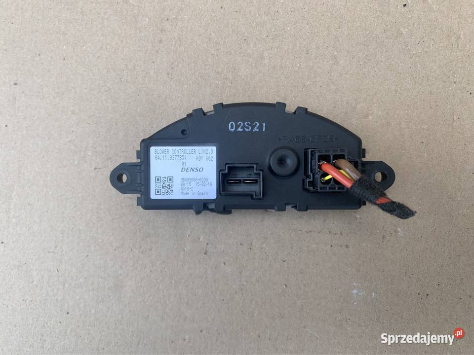 Rezystor opornik dmuchawy 9377854 mini cooper Szczecin sprzedam