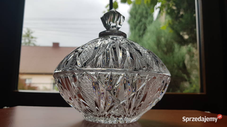 Kryształowa bomboniera kryształ PRL śląskie sprzedam