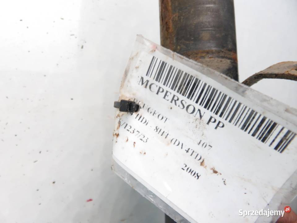 MCPERSON PRAWY PRZEDNI PEUGEOT 107 14 HDi