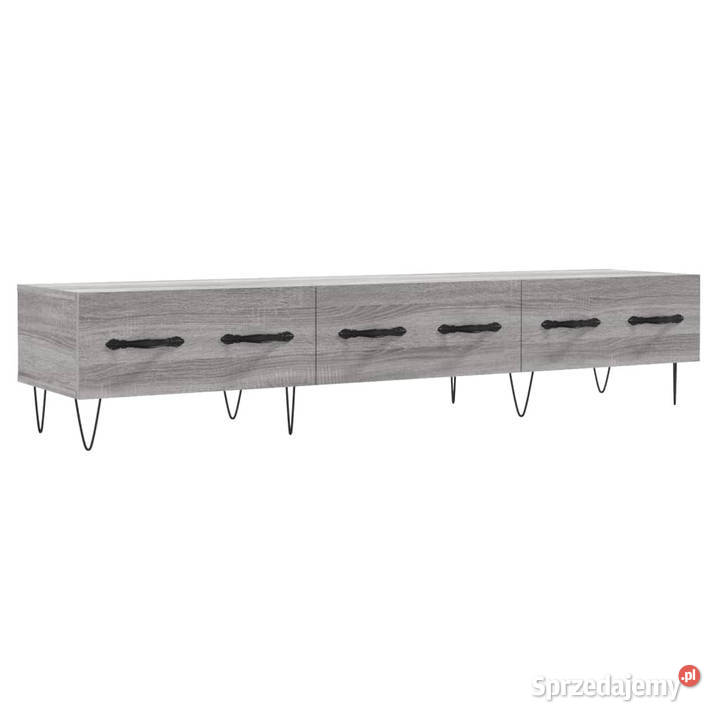 Szafka pod telewizor szary dąb sonoma 150x36x30