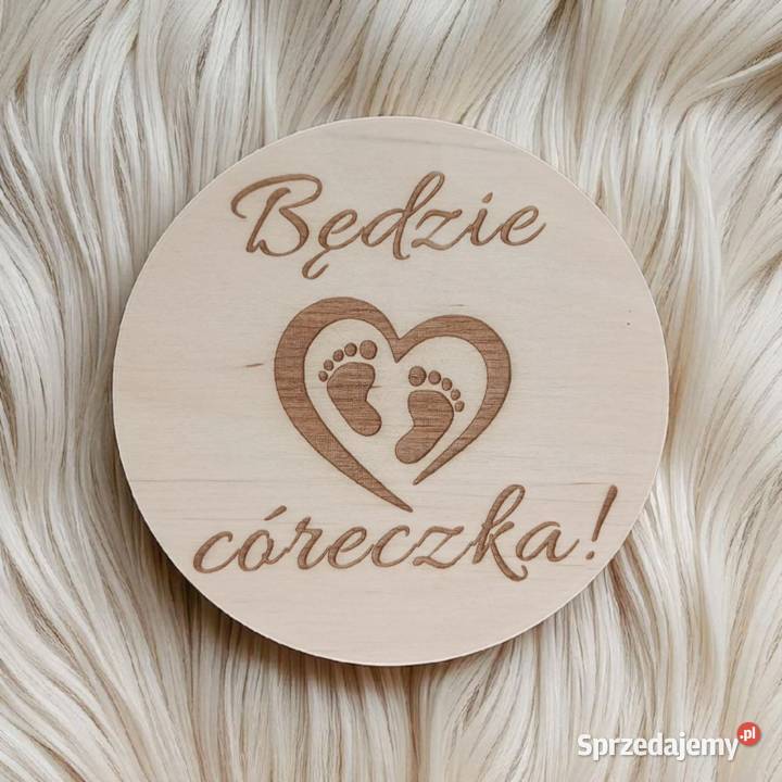 Drewniane Tabliczki z Miesiącami Do Sesji Rękodzieło Kraków