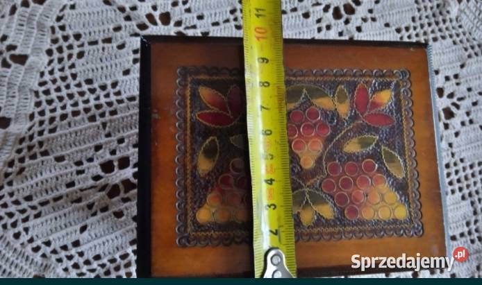 Szkatułka drewniana podwójnie otwierana Nakło nad Notecią