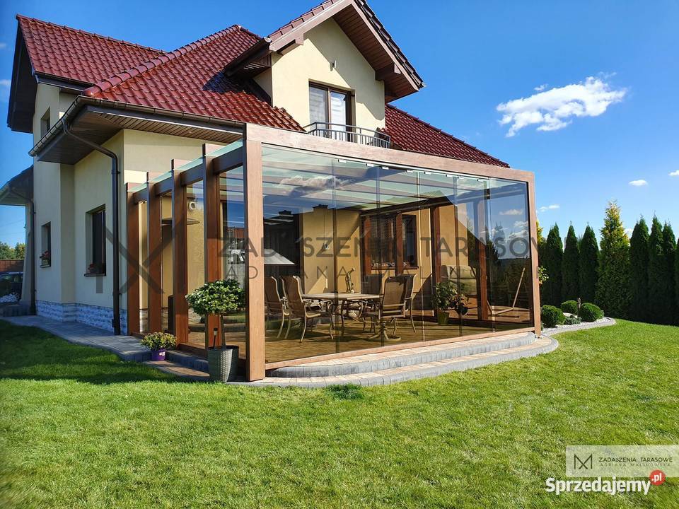 Nowoczesny taras Zadaszenie tarasu Ostrołęka
