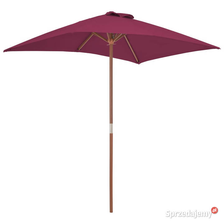 Parasol ogrodowy na drewnianym słupku 150 x 200 Warszawa