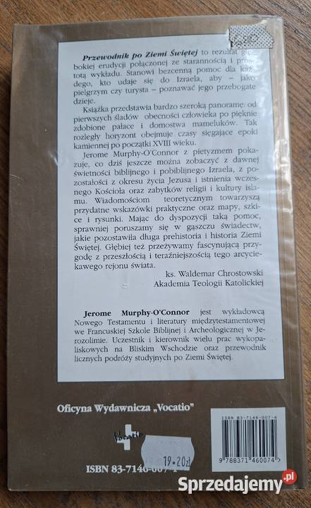 Przewodnik Ziemi Świętej Jerome MurphyOConnor Kraków
