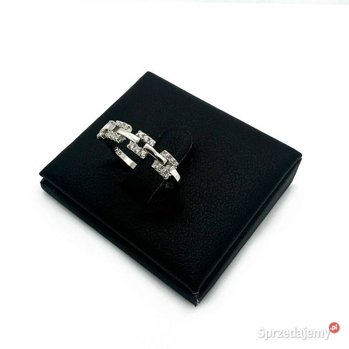 Nowy Rodowany Srebrny Pierścionek pr 925 175g Elbląg