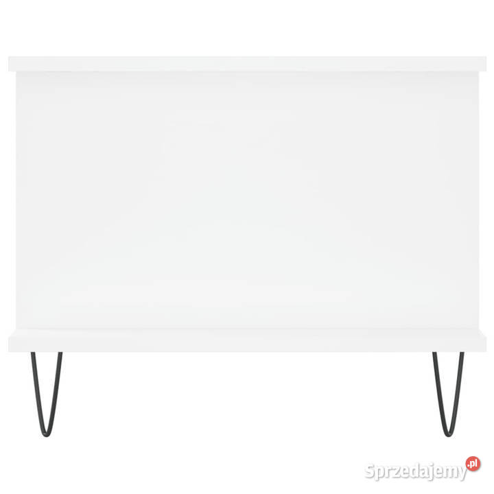 Stolik kawowy biały 90x50x40 materiał Warszawa