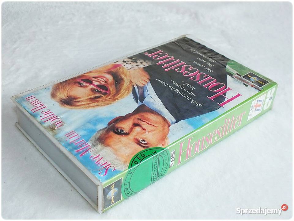 Kaseta VHS Dzika Lokatorka Housesitter Film na lektor lubuskie Żary