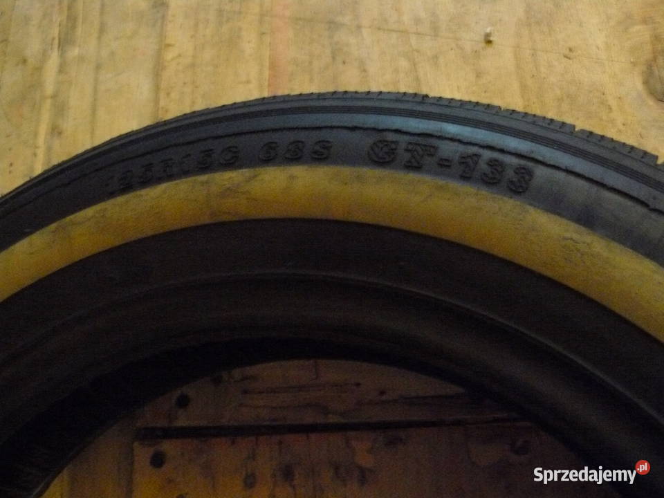 opony z białym paskiem do citroena 2cv sprzedam