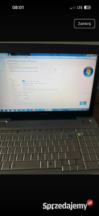 Laptop Toshiba Satelite L500 Puławy