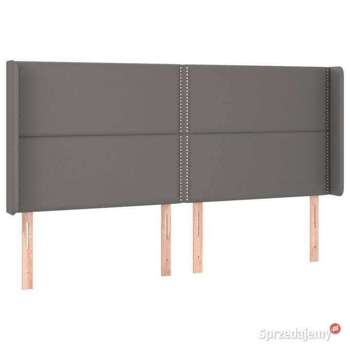 Zagłówek do łóżka z LED szary 183x16x118128 Warszawa sprzedam