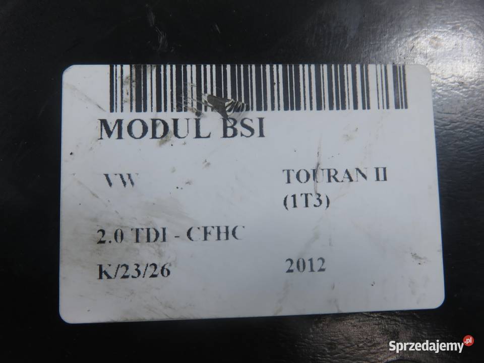 BSI VW TOURAN II 1T3 20 TDI CFHC 5K0937086M osobowe małopolskie