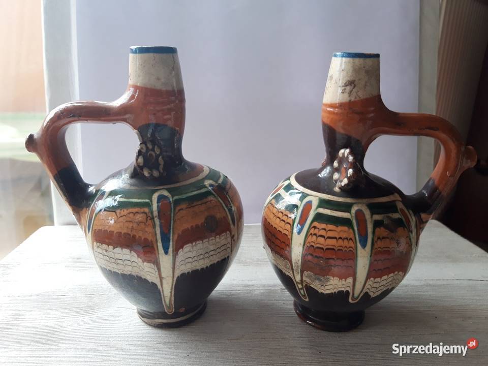 Wazon dzbanek ceramiczny stary zabytkowy Bielsko-Biała