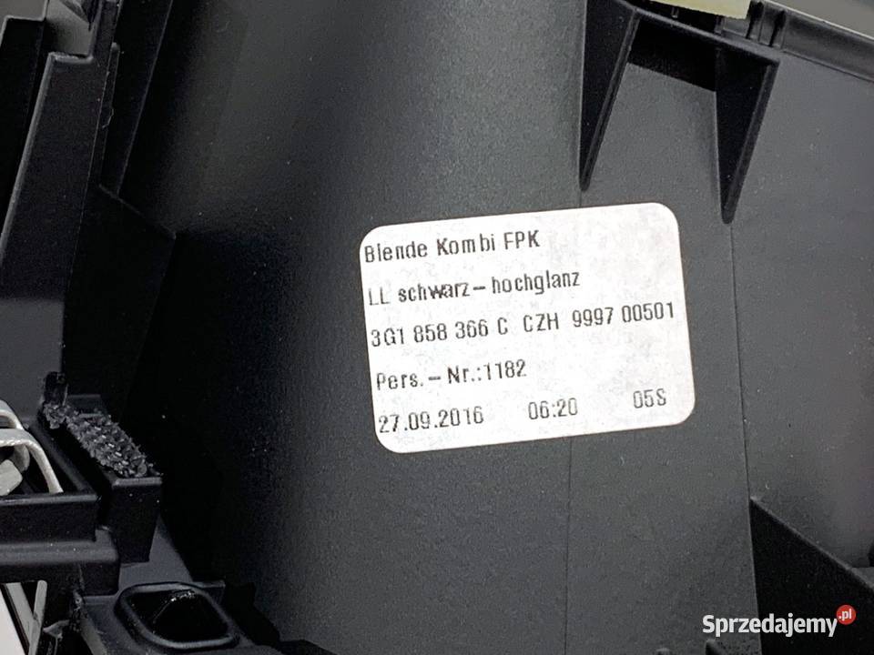 LISTWY DEKOR VW PASSAT B8 3G1858366C Kombi osobowe