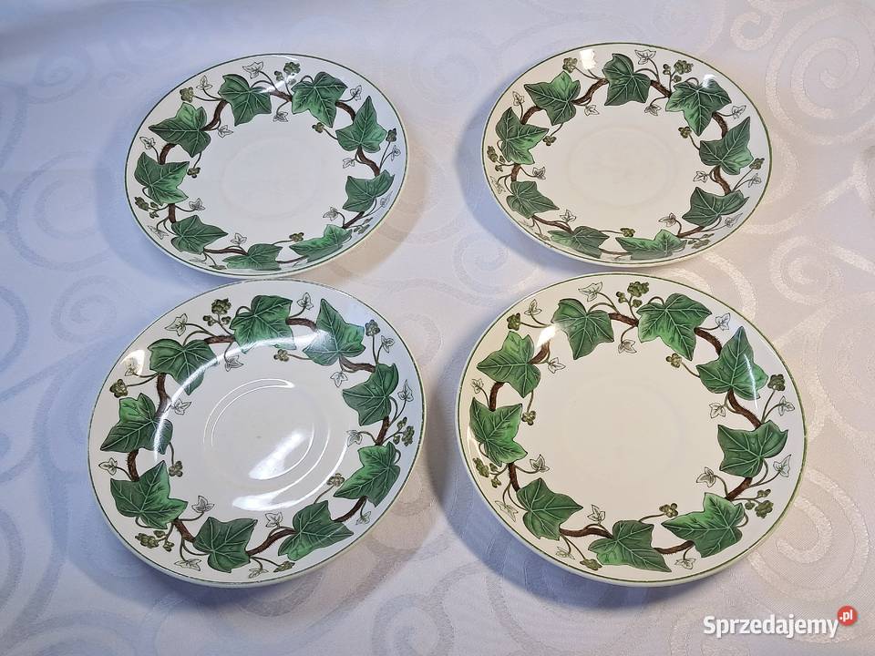4x Wedgwood Napoleon Ivy talerzyki deserowe 17 lubuskie Strzelce Krajeńskie sprzedam