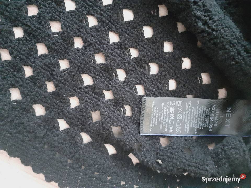 bluzka ażurowa szydełkowa M L krótki Gdańsk