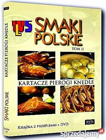 SMAKI POLSKIE KARTACZE PIEROGI KNEDLE DVDKSIĄŻKA pełne