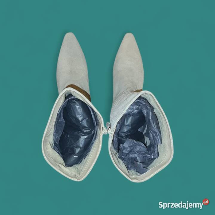 Anna Field Nowe Kozaki Org Skóra Naturalna 41