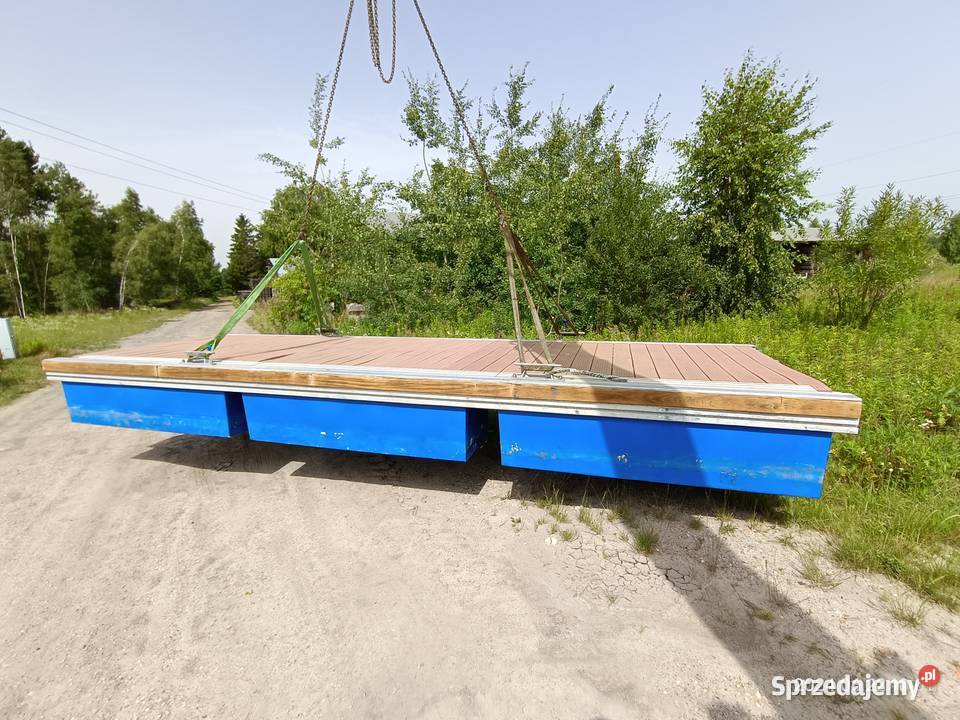 pomost pławiący 6m x 2m marina tratwa keja yboom Tarnobrzeg