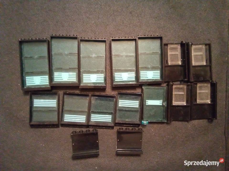 Zestaw lego okna policyjne drzwi emblematy Zabawki Warszawa