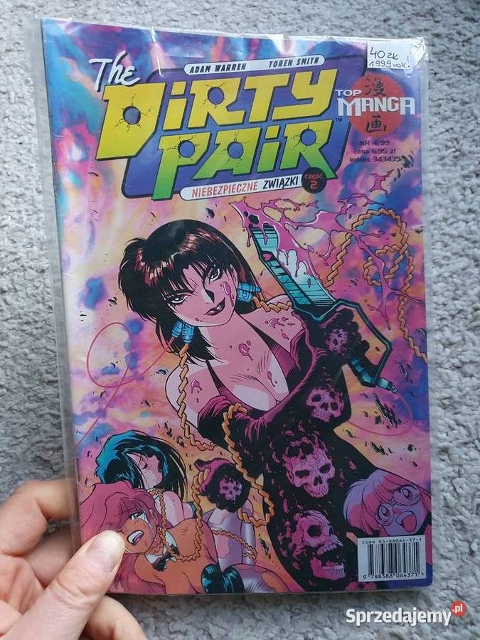 Dirty Pair zestaw 3 komiksów Manga 1999