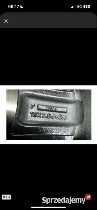 Felgi z rantem 18 5x115 CHRYSLER LANCIA OPEL Katowice sprzedam