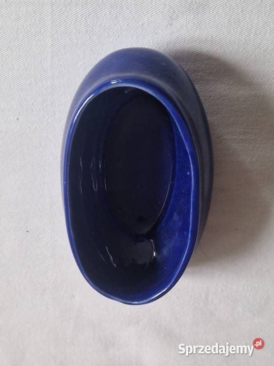 Ceramiczna owalna miseczka łódka rękodzieło z Warszawa