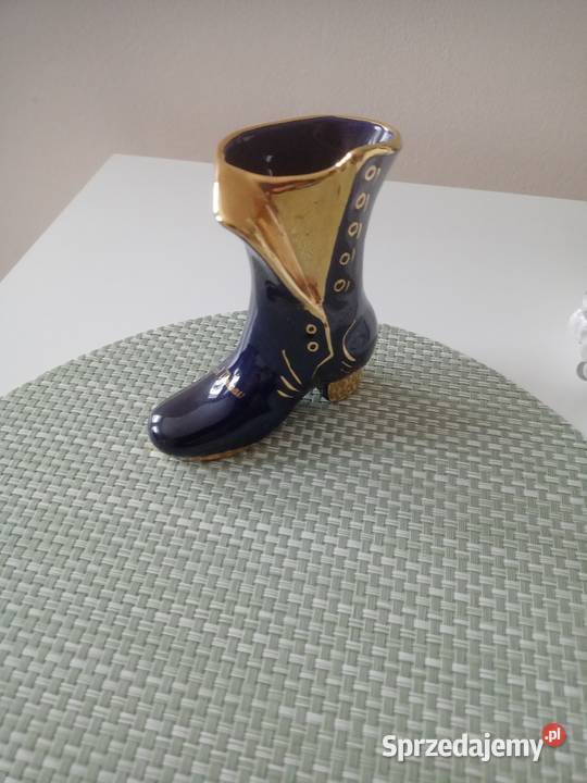 Ozdobny bucik fajans Porcelana i szkło Poznań