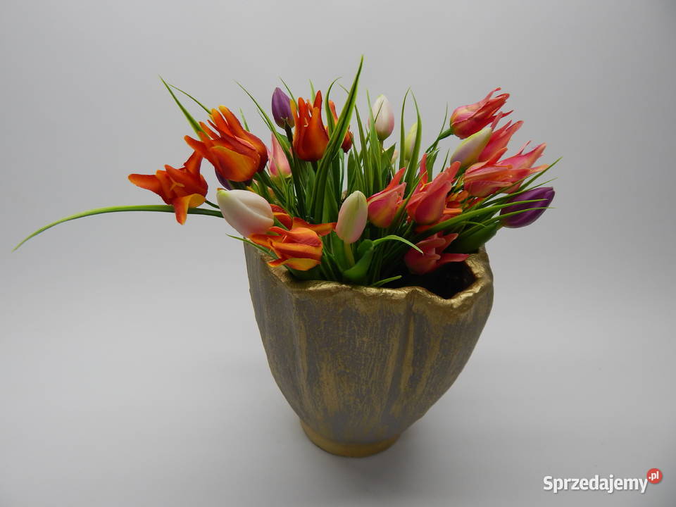 Donica Betonowa 22 Szara Złota świętokrzyskie Grabina