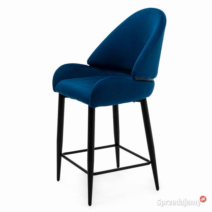 Hoker Tapicerowany Bergamo Granatowy Wysyłka 24H Tarchały Małe