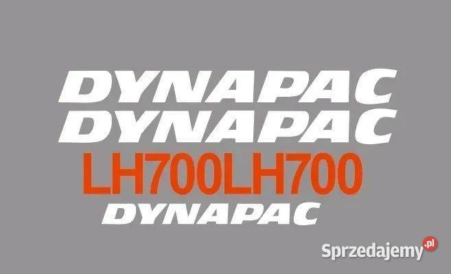 Naklejki oklejenie DYNAPAC LH 700 Zamiennik Janików