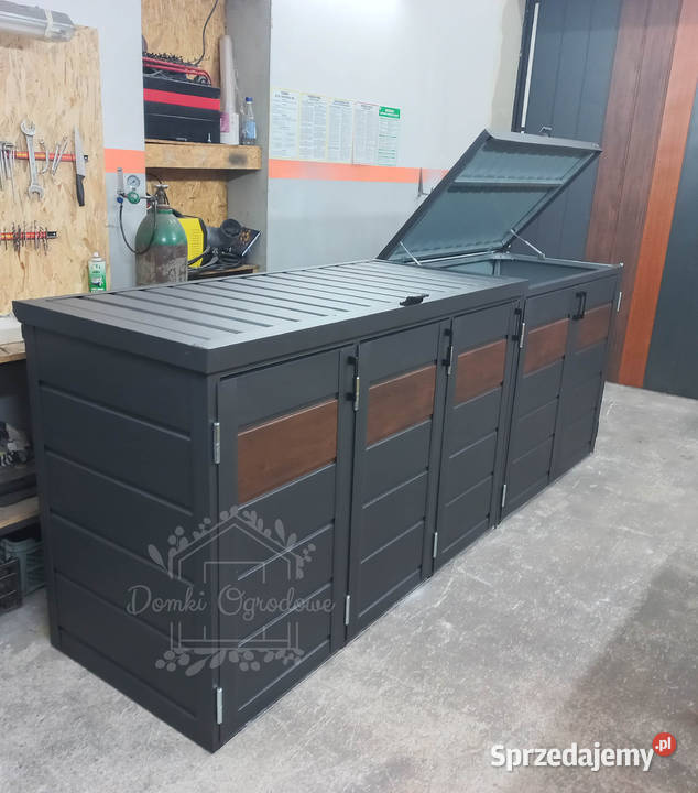 Zabudowa koszy na śmieci wiata śmietnikowa podkarpackie Łańcut