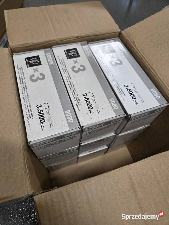 3 x Kaseta do zszywacza electric Rapid 5080 Warszawa