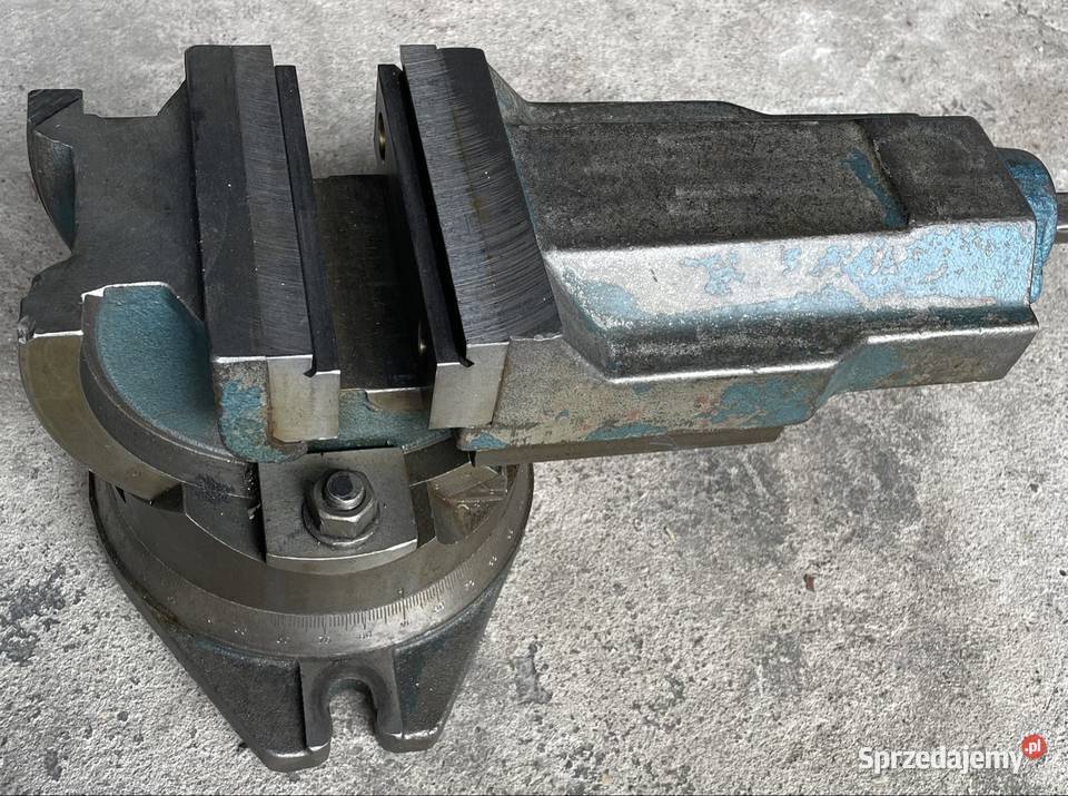 Imadło maszynowe uchylne kołyskowe 160 mm BISON Czarnożyły
