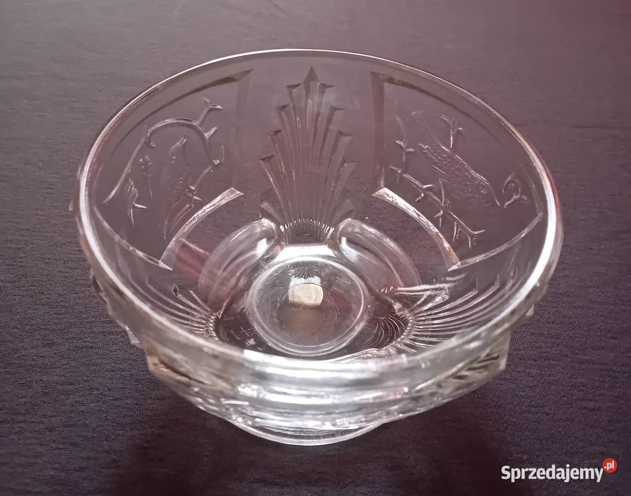 Pucharek cukiernica z ptaszkiem na gałęzi Art Koźminek