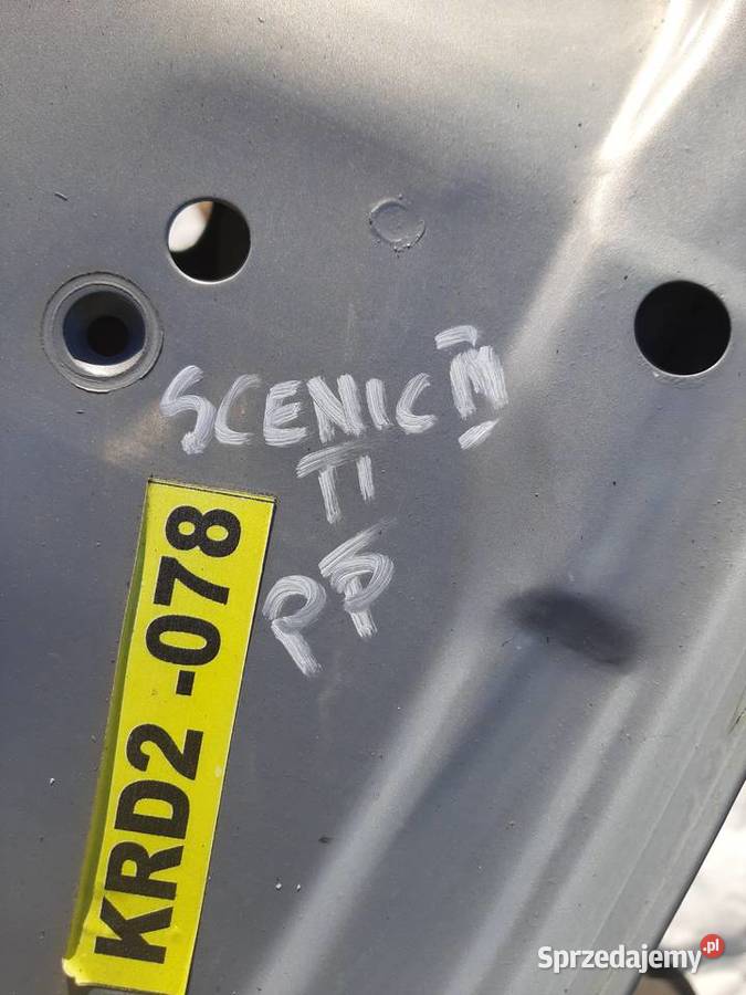 Renault Scenic II Drzwi prawe przednie ptawy Ksawerów sprzedam