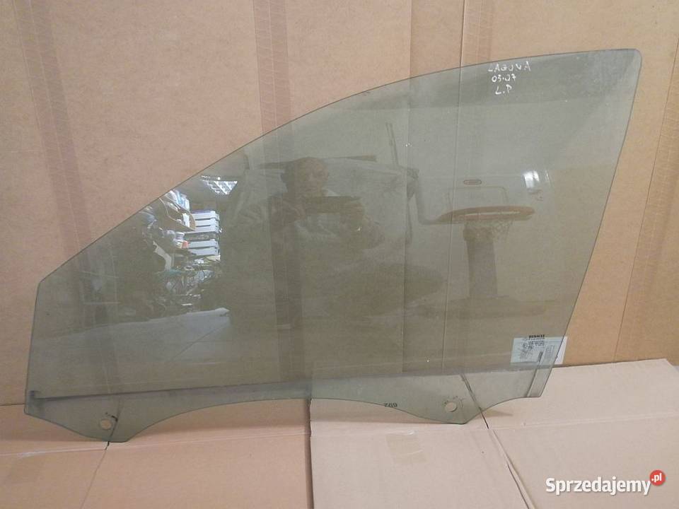 Szyba Lewy Przód RENAULT LAGUNA II LIFT 0507 Kąty Wrocławskie