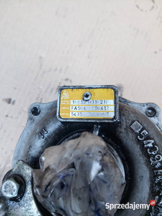 Głowica turbina pompa wtryski 15dci renault Rok produkcji 2003